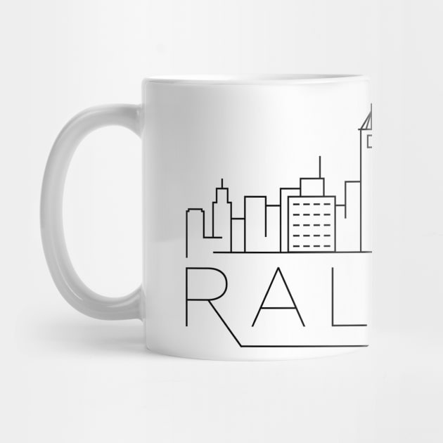 Raleigh Minimal Skyline by kursatunsal